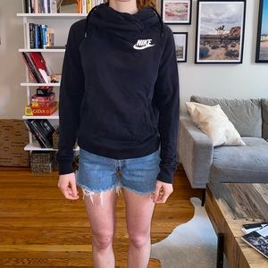 Black Nike Cow Neck Sweatshirt